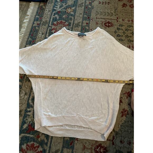 Michael Stars Cream Cotton Blend Verna Dolman Sleeve Knit Top Size Small - Picture 5 of 8